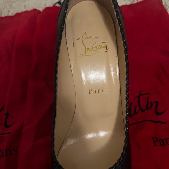 Authentic Christian Louboutin Marpelissimo Twisted Pump Heels Size 38 - Picture 4 of 7